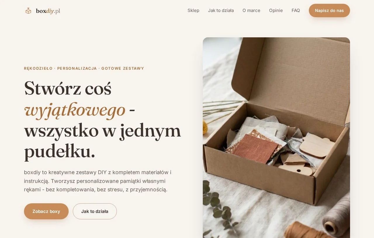 Website - E-commerce / handicraft