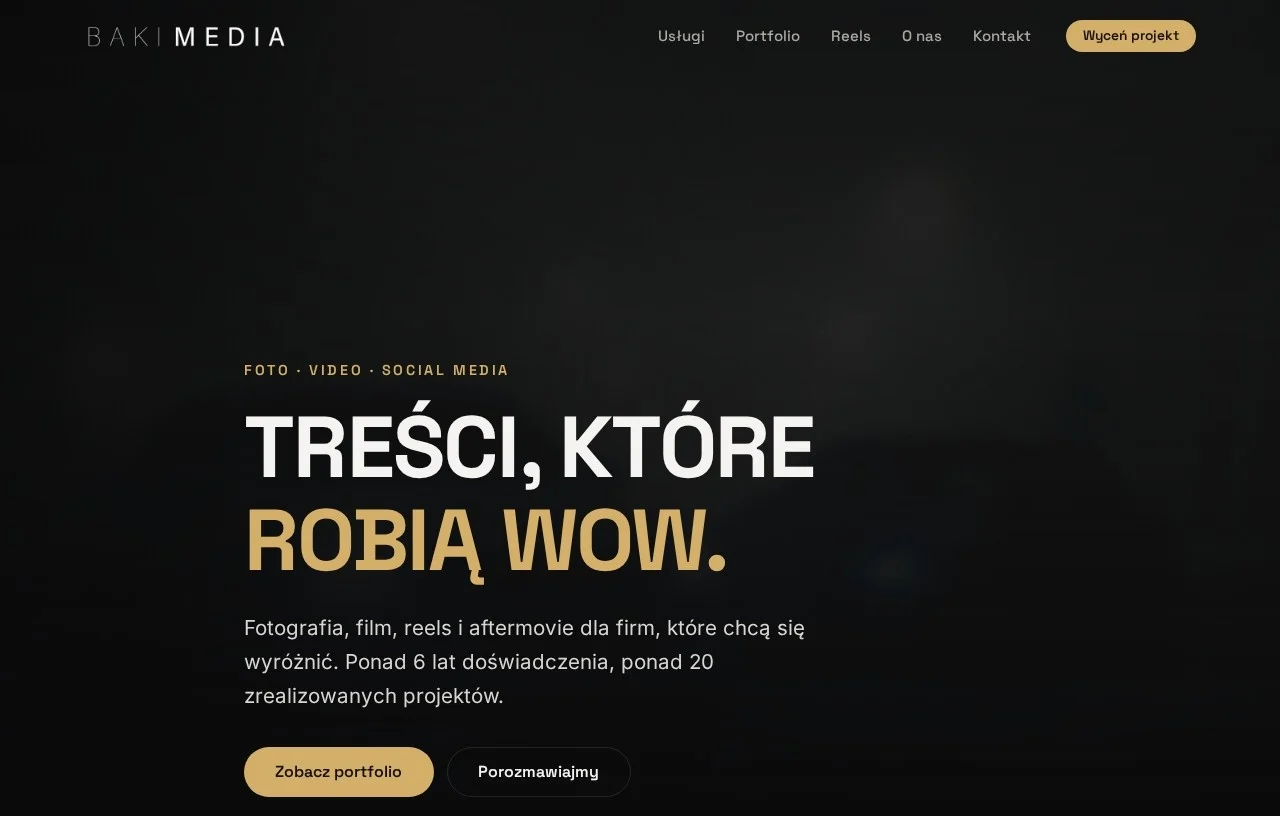 Website - Photo and video
